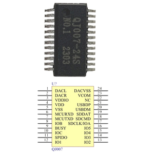 Uscita Audio Chip programmabile modulo lettore vocale scheda di decodifica MP3 Chip Audio registrabile