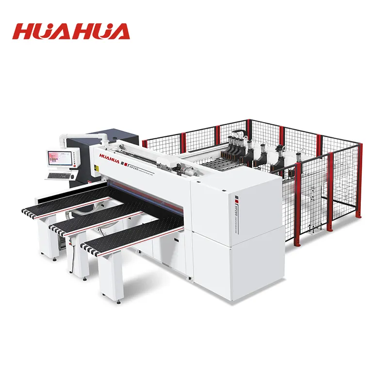 HUAHUA HP280 aglomerado mdf da madeira compensada solidwood computador precisão painel serra de corte de madeira preço da máquina