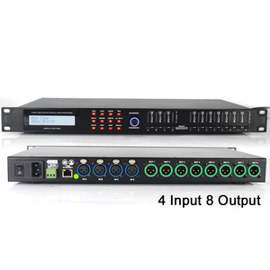 Sinbosen 4 <strong>Input</strong> 8 <strong>Output</strong> Professional Sound <strong>Audio</strong> Processor AS-4.8 Karaoke Speaker Management Digital signal Processor