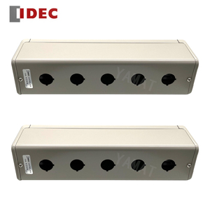 IDEC interruttore a pulsante KGNW515Y scatola di controllo elettrica universale scatola a bottoni in acciaio foro da 22mm 5 fori da YAMAT - Product Image 4