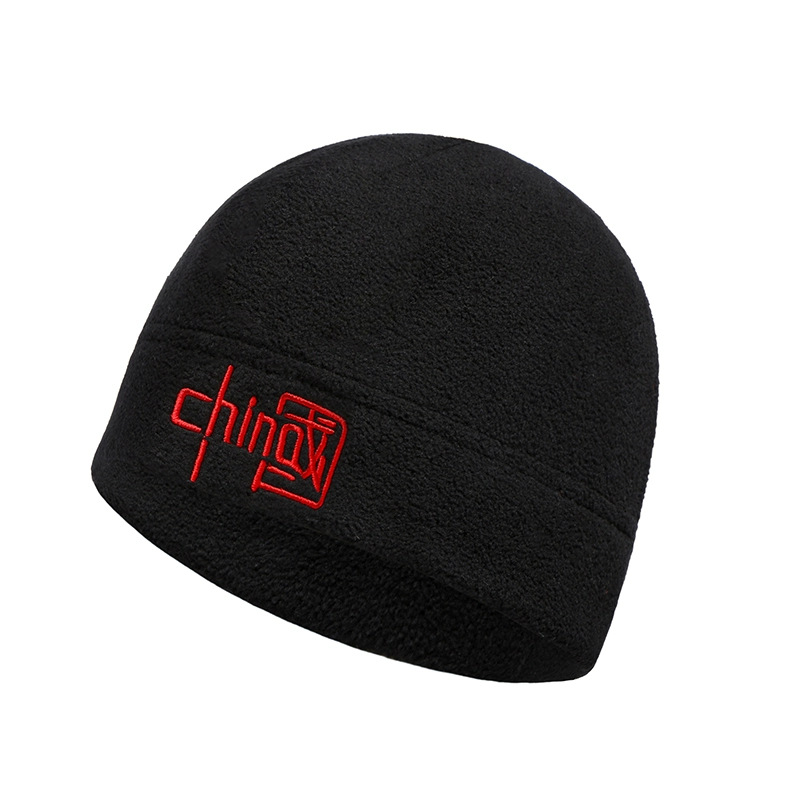 Black (China fleece cap)