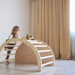 <span class=keywords><strong>XIHA</strong></span> son Montessori gökkuşağı denge kurulu Set yüksek kaliteli ahşap sallanan tekne tulumları için ev eğlence eğitim aracı - Product Image 4