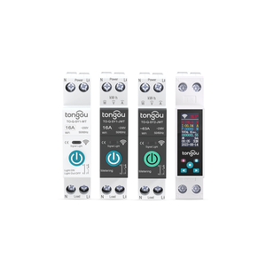 Para TONGOU 1P Smart Wifi Disyuntor Tuya Función de medidor eléctrico para uso doméstico Disyuntor inteligente multifunción en miniatura