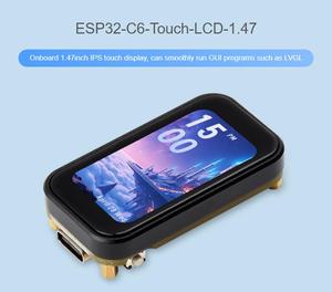ESP32-C6 1.47inch Touch Display Development Board 172x320 Resolution 262K Display Color Supports Wi-Fi 6 160MHz RISC-V Processor - Product Image 6