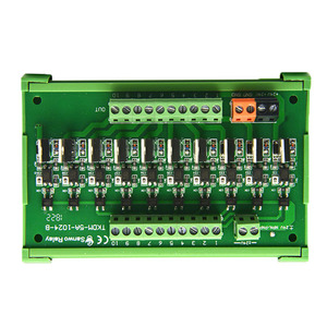 Salida de transistor de 10 canales, módulo de relé general, protección de circuito, placa de control de microcontrolador de amplificación PLC - Product Image 4