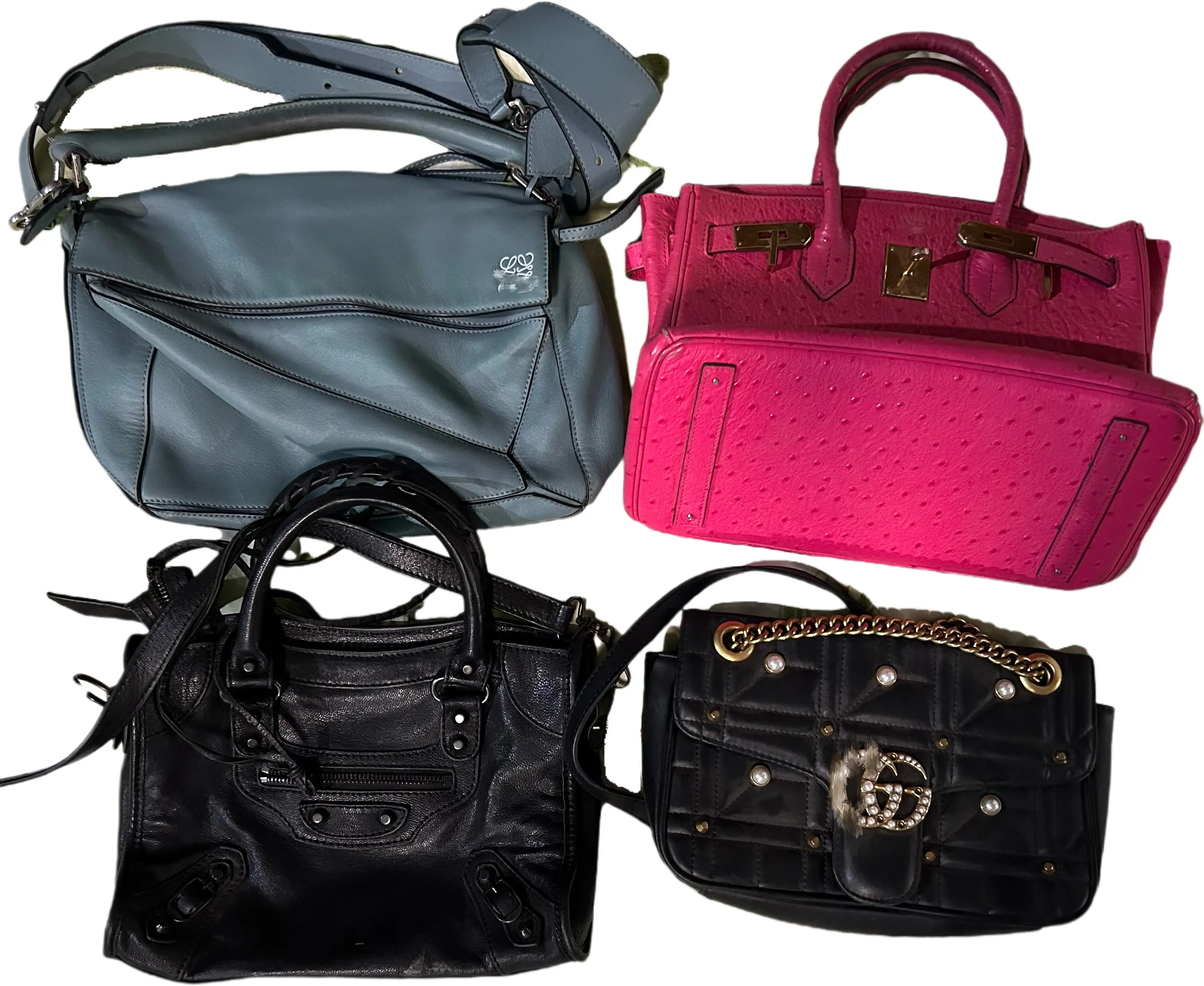 A1 Luxus-Markentasche Italien Taschen beste gebrauchte Taschen in Italien Designer-Handtasche Damen Leder und Kunststoff zweite Hand Großhandel für Damen