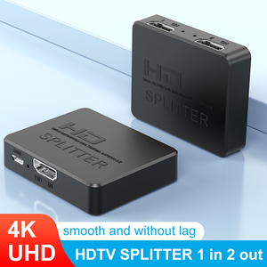 Venta al por mayor de alta definición 4K HD Splitter Converter 1X2 HDTV Splitter con 1 entrada y 2 puertos de salida para monitores duales reproductores de DVD - Product Image 3