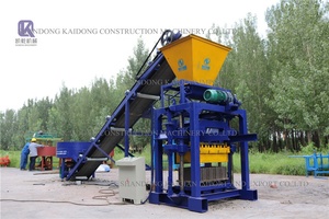 Kaidong QT4-23A Sale Semi-<strong>automatic</strong> <strong>Block</strong> Making Concrete Hollow Solid Interlocking Brick Making <strong>Machine</strong> <strong>Line</strong> Manufacturer - Product Image 5