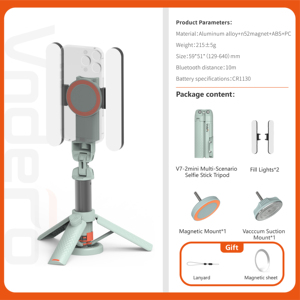 Vndefo 0.64M Magnetische Zuigbeugel, Landing Statief, Live Uitzendplatform, Selfie Artefact Clip, Zuignap Set - Product Image 5