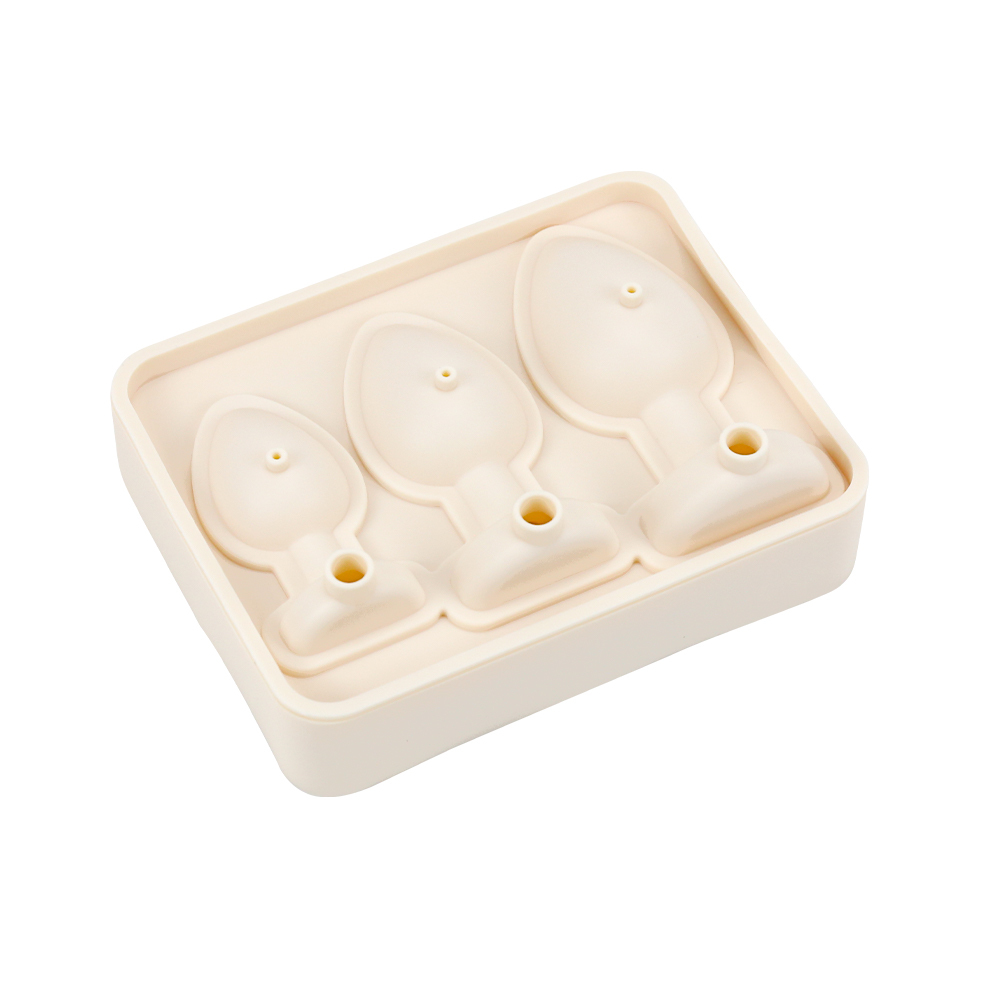 Bac à glaçons pour plug anal-Beige