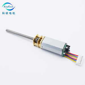 16mm Micro DC Geared Motor <strong>1</strong>-1000 Gear Ratio 3V-12V Voltage 10-2000 RPM <strong>4</strong> with <strong>Encoder</strong> M4 Threaded Shaft - Product Image 4