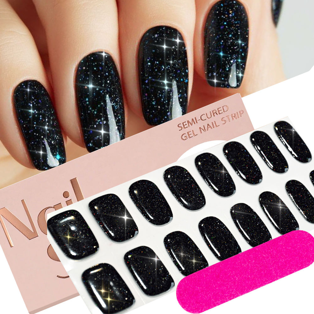 NJK-000101-F04 Black Glitter