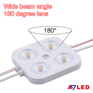 Modulo Abs <strong>4</strong> Lamp Square Ip67 Outdoor Waterproof <strong>Led</strong> Module 12 <strong>V</strong> 170 Degree Lens 4Led Dc Module for 40-100Mm Depth Light Box - Product Image 4