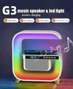 迷你便携式G形无线扬声器，带RGB USB，适用于电脑台式便携式扬声器 - Product Image 4