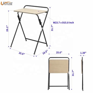 Easy to Carry and Storage <strong>Notebook</strong> <strong>Computer</strong> See Through Desk with Keyboard Tray l Shape <strong>Computer</strong> <strong>Table</strong> Desk Printer Shelf - Product Image 2