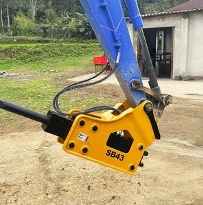 Prix d'usine AORIS SB10 Marteau hydraulique pour mini pelle de 0.8 à 1.5 tonnes avec 2 ciseaux (40mm) et garantie de 12 mois - Product Image 1