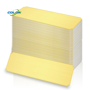 Trống biểu tượng tùy chỉnh kim loại Tên tấm trống nhãn Brushed Brass kim loại nhôm tên nơi cho khắc - Product Image 4