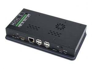 Waves hare 7-Zoll-Touchscreen-All-In-One-Kit Entwickelt für Raspberry Pi CM4 5MP Kamera Aluminium gehäuse
