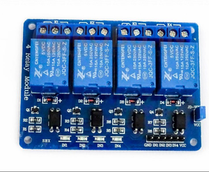 4-Kanal-isolierter 5-V-10-A-Relaismodul-Optokoppler für Arduino PIC AVR DSP ARM