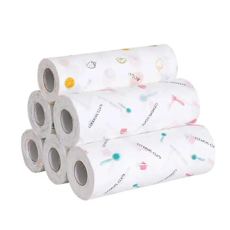 88 Idéias de novos produtos 2021 Cozinha Gadgets Multipurpose Lavar Toalha Rolls Descartável Não Tecido Limpeza Wash Rags