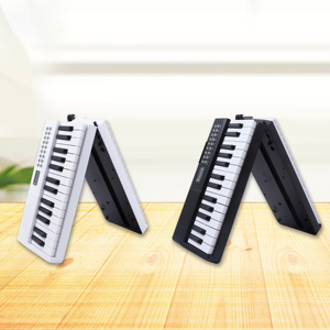 Teclado de Piano sensible al tacto portátil plegable de 61 teclas, sintetizador, teclado plegable electrónico con Midi para principiantes - Product Image 5
