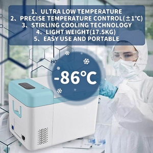 Trừ đi 45 độ di động dược tủ lạnh y tế vắc xin Tủ đông phòng thí nghiệm thiết bị tủ lạnh - Product Image 5