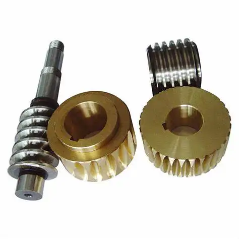 Werksmaßnahme hochpräzise Messing-Schneckengetriebe Stahl-Schneckengetriebe Kunststoff-Schneckengetriebe zum Anbringen