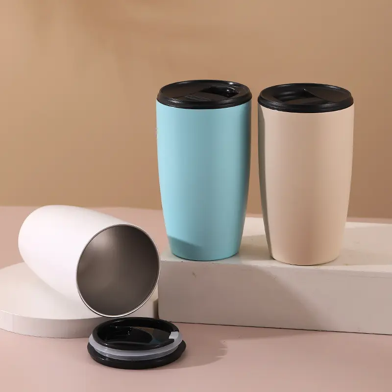 11オンス新日本デザインステンレス鋼真空コーヒーサーモマグ断熱カップ再利用可能飲用小型タンブラーvasos termicos
