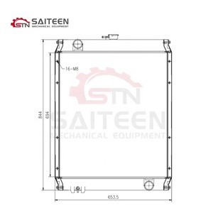 Bể nước tản nhiệt 4i7375 cho Sâu Bướm Mèo máy xúc e311b E311 e312b E312 - Product Image 6