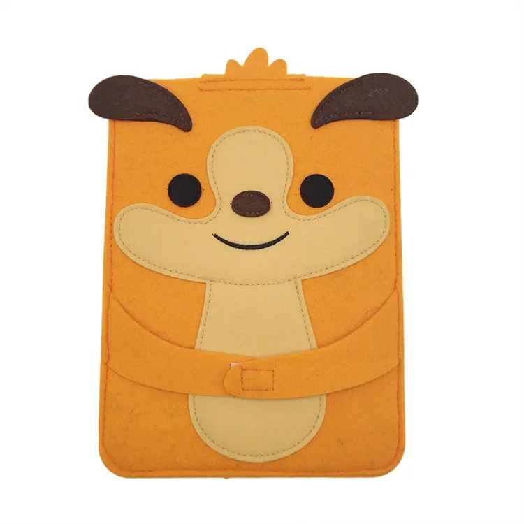 Simpatico cartone animato per bambini custodia per laptop in feltro di lana animali custodia per Laptop 3D per bambini ipad Mini custodia per custodia