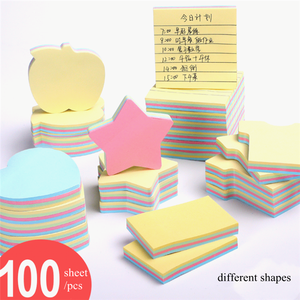 Bloc de notas adhesivas de papel impreso personalizado adhesivo fuerte colorido de 3x3 pulgadas - Product Image 2