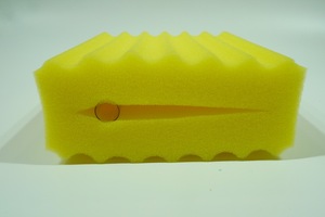 批发定制10-60 ppi红色方形水族箱聚氨酯过滤泡沫片材空气过滤 - Product Image 3