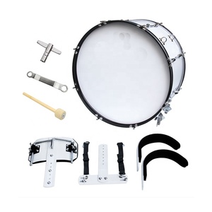 Müzik aletleri B yetişkin kavak kabuk 18 ''bando bas <span class=keywords><strong>Snare</strong></span> davul seti 0.8mm çelik varil davul seti okul çocuklar için