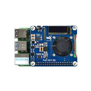 Raspberry Pi 4b/3b + scheda di espansione di potenza Ethernet modulo PoE dissipazione del calore in tempo reale visualizzazione isolamento della banda della temperatura - Product Image 4