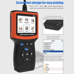 M301车载诊断2扫描仪实时诊断汽车故障检测器OBD II EOBD读取器汽车诊断工具通用 - Product Image 5