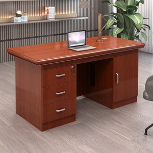 Escritorio de oficina moderno y elegante de 1,4 metros para gerente y profesor, mesa de ordenador de fácil montaje para escribir y usar con ordenador - Product Image 5