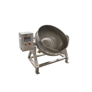商用自动夹套水壶搅拌机新型食品加工线钥匙机，用于制作酱汁香肠馅 - Product Image 5