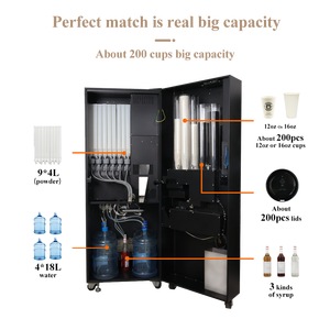 Smart <strong>Control</strong> Independent Stirring <strong>Function</strong> Protein Powder Vending Machine With Android Remote <strong>System</strong> - Product Image 5
