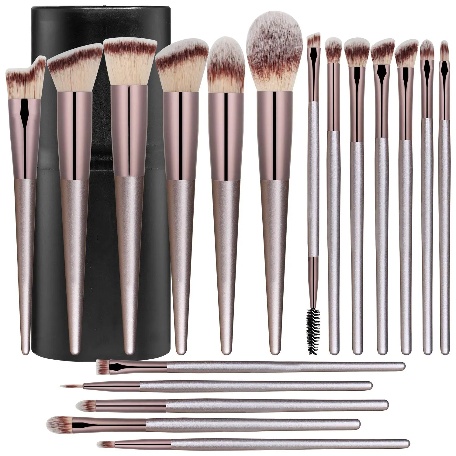 Großhandel 18 teile/satz Luxus profession elle Make-up Pinsel Set Custom Logo Tool Make-up hochwertige Pinsel mit Tasche