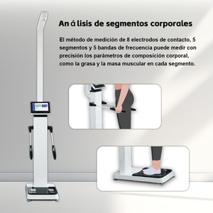 Inbca IN-F500 <span class=keywords><strong>BMI</strong></span> siêu âm thông minh tập thể dục quy mô 10.1 "hiển thị CE chứng nhận chiều cao cơ thể trọng lượng Analyzer tùy chỉnh OEM/ODM - Product Image 6