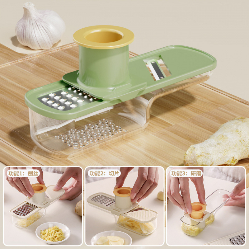Ginger garlic grinder green