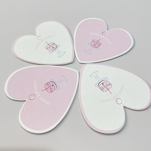Luxury Garment Accessories Apparel Label <strong>Customized</strong> Shape Printing Lace Paper Hang <strong>Tags</strong> High Quality Hang Paper <strong>Tags</strong> With <strong>String</strong> - Product Image 5