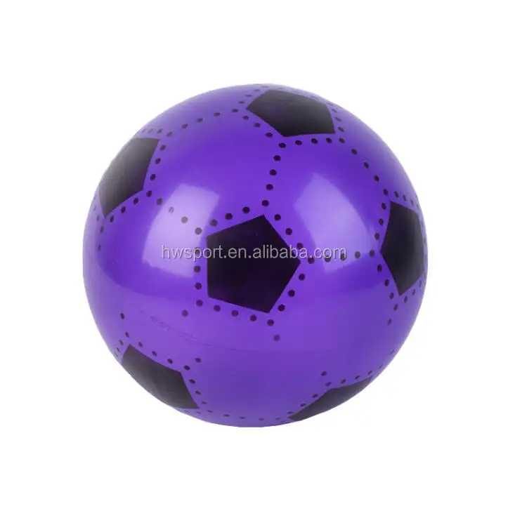 2020 Promotional PVC purple soccer balls for kids customized PVC inflatable beach balls toys