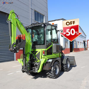 Yaweh 4x4 Backhoe Excavator <span class=keywords><strong>Loader</strong></span> dengan beban depan 2 Ton dan 6 Ton nilai beban menampilkan pompa Gearbox bantalan untuk penggunaan Restoran - Product Image 1