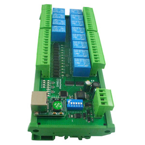 ETD8A12 2 en 1 12CH Modbus RTU/TCP DIO Red Ethernet Controlador RS485 Módulo de relé DC 12V 24V - Product Image 5