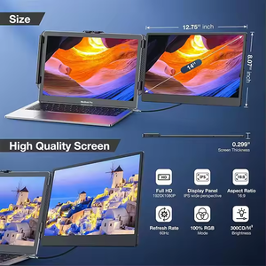 デュアル液晶モニタービジネスノートパソコン14インチ画面インテルプロセス英語キーボード - Product Image 5