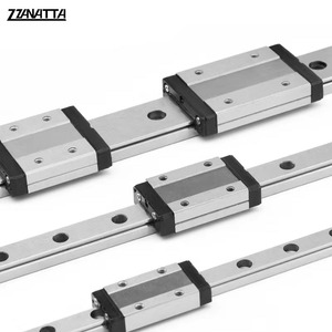 Mini guía lineal, riel deslizante en miniatura cnc, montaje de guía lineal 7 9 12 15 - Product Image 5