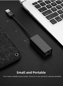 USB3.0 10/100/1000 Mbpsギガビットイーサネットアダプター女性RJ45コネクタ用PCラップトップネットワークカードLANインターフェイス付き - Product Image 3