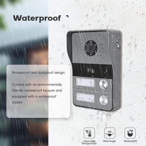 New Arrival 10inch <strong>Touch</strong> Screen Video <strong>Intercom</strong> <strong>System</strong> <strong>with</strong> Color Camera Doorbell for Multi-family - Product Image 5