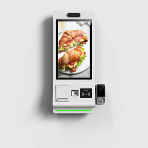 21.5 Inch Wall Mounted Capacitive Touch Self-service Ordering Machine with Ordering <strong>Software</strong> Supports Scan <strong>Code</strong> Payment